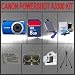 Canon Powershot A3300 IS Digital Camera (Blue) + Huge Accessories Package Including 8GB SDHC Memory Card + High Capacity Replacement Lithium-Ion Battery + Hi-Speed SD Card Reader + Carrying Case + Table Top Tripod + Lens Cleaning Kit + LCD Screen Protectors Kit