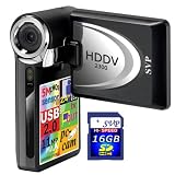 SVP HDDV-2300-Black 11MP Max 2.4-inch LCD Digital Video Camcorder with Speaker + FREE SVP 16GB SDHC Memory Card