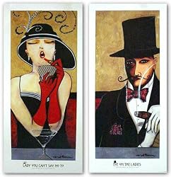 Eye On The Ladies-Lady You Can't Say No To Set by Jeff Williams 8"x20" Art Print Poster
