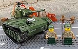 Modbrix 2457 - ★ US ARMY M24 Chaffee inkl. custom US MARINES Soldaten aus original Lego© Teilen ★ - 2
