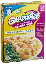 Gerber Graduates Healthy Meals, Cheesy Pasta, Chicken and Vegetables, 6-Ounce Boxes (Pack of 12)