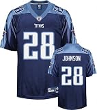 Chris Johnson Navy Reebok NFL Premier Tennessee Titans