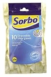 Review George East Housewares Limited  / PACK 10 SMALL TO MEDIUM DISPOSABLE LATEX GLOVES