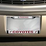 Phoenix Coyotes Chrome License Plate Holder