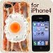 iPhone 4 専用★食品サンプル愛飯/あいふぁん カバー(ベーコンエッグ)★眞鍋かをりがツイッターにて紹介★