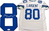 Steve Largent Autographed Seattle Seahawks Jersey