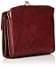 Buxton Heiress French Purse Wallet, Burgundy, One Size