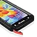 BB-YuHan Love MEI Samsung Galaxy S5 Case Aluminum,3-layer Corning Gorilla Glass Aluminum Metal Protective Samsung Galaxy S5 Case (Black)