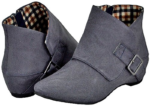 Blossom Amar-22 Gray Women Casual Boots