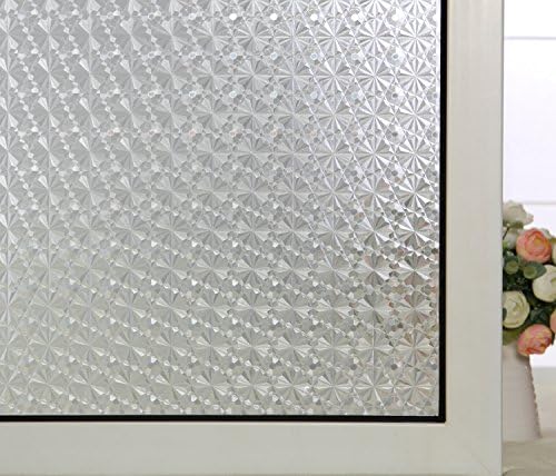 ABO No-Glue 3D Static Decorative Privacy Window Film, AW1002 (17.7'x78.7'(45x200cm))