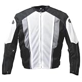 Joe Rocket Phoenix 5.0 Mesh Motorcycle Jacket - White/Black - Medium