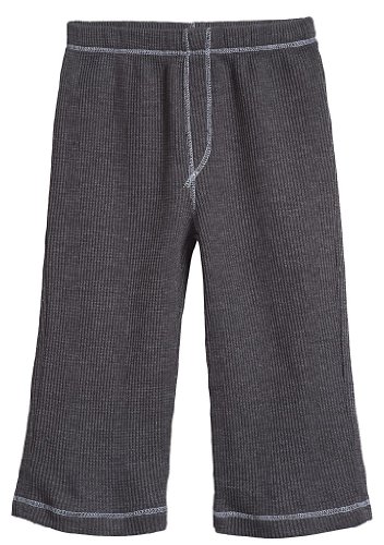City Threads Soft Thermal Contrast Pull-Up Pant -- gray size: 3 - 6 months