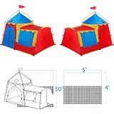 Giga The Knights Tower Kids Play Tent (5 x4-Feet x 50-Inch(H)) ~ GigaTent