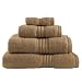 Zero Twist 100% Micro Yarn Cotton 600gsm 4 Piece Guest Towel Set, Mink