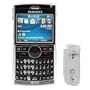 SAMSUNG BLACKJACK Crystal CLEAR Hard Plastic Snap-On Protective Faceplate Carrying Case With Removable Belt Clip