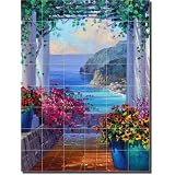 Amalfi Coast Overlook by Mikki Senkarik...