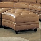 Charleston Leather Ottoman By Coaster Furniture