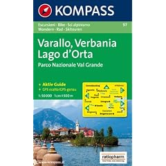 Varallo, Lago d' Orta, Verbania, Parco Nazionale Val de Grande: Wanderkarte mit Kurzf�hrer, Radrouten und alpinen Skirouten. GPS-genau. 1:50.000