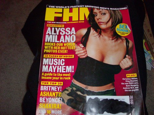 Fhm November 2002 Alyssa Milano