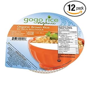 GoGo Rice Organic Brown Rice Bowl On Sale