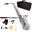 Cecilio 2Series AS-280N Nickel Plated Alto Saxophone w/ Case and Accessories