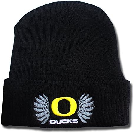 Oregon Ducks Logo Beanie Fashion Unisex Embroidery Beanies Skullies Knitted Hats Skull Caps