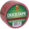 Duck Brand 280423 1.88-Inch by 10 Yards Red Dragon Printed Duct Tape, Red/Black