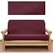 Ultra Suede Burgundy Wine Futon Cover Full 645