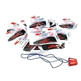 20 Ear Plugs Hearing Safety Hunting Shooting Corded
