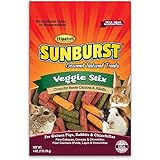Higgins Sunburst Veggie Stix Gourmet Treats for Guinea Pigs, Rabbits & Chinchillas, 4 oz.