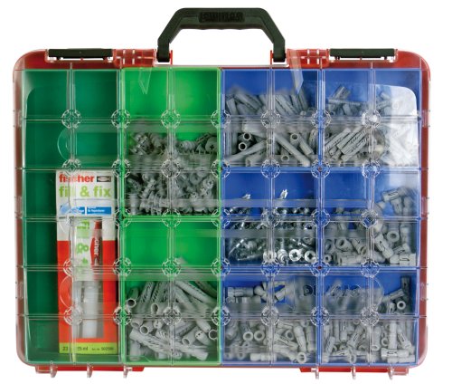 Fischer 505260 Sortimentsbox mit Befestigungsl&ouml;sungen F-Boxx Trockenbau Sortimo-System