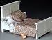 1:12 Miniature Pink Green Quilt by Lindee's Little Linens