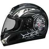 AFX Skull Youth Boys FX-20 Street Racing Motorcycle Helmet