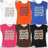 clap（クラップ） KEEP YOUR SMILE STRETCH TOP　フレンチスリーブTシャツ CTS11047 M CLAP 