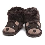 (エミュー)EMU BEAR WALKER ベアウォーカー 幼児用 ベビー用 熊モチーフムートンブーツ(チョコレート・ブラウン) B11197／CHOCOLATE (18-24(1歳半～2歳)) [並