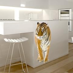 farbiges TIGER Wandtattoo Aufkleber