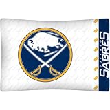 Best Quality Micro Fiber Pillow Case - Buffalo Sabres NHL /Color White Size Stan