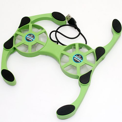Vert Mini USB Pliant Cooling Ventilateur Refoidisseur Fan Pr PC Laptop Notebook
