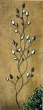 Unique Outdoor Wall Decor Sculpted Metal 48-inch