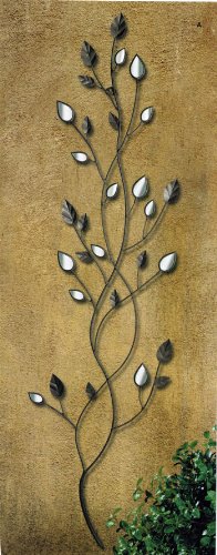 Unique Outdoor Wall Decor Sculpted Metal 48-inch