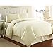 Southshore Fine Living, Inc. Duvet Cover, King Size, Comforter Cover for King Size Bedspreads with Zipper Closure - Includes Duvet Cover, 2 Shams, King/California King Size, Cream
