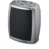 DeLonghi DCH1030 Safeheat 1500W Basic Ceramic Heater - Gray/Black ~ DeLonghi