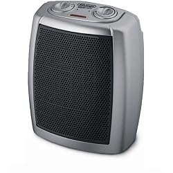 DeLonghi DCH1030 Safeheat 1500W Basic Ceramic Heater - Gray/Black