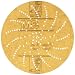 3M Clean Sanding Disc 216U, A Weight Paper, Hook and Loop Attachment, Aluminum Oxide, 3" Diameter, P320 Grit (Pack of 100)