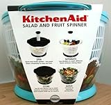 KitchenAid: Salad & Fruit Spinner in light teal