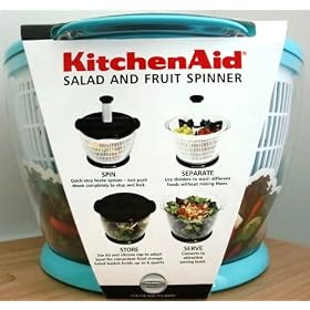 Buy KitchenAid: Salad & Fruit Spinner in light teal