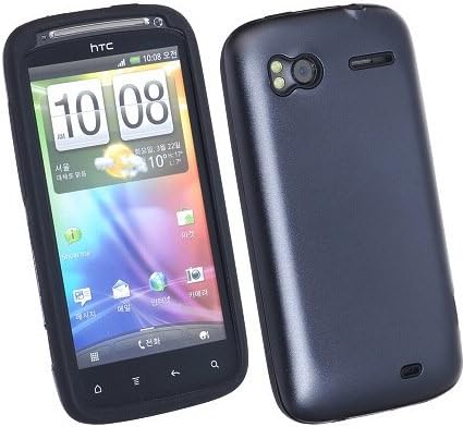 2-in-1 Silicone &amp; Aluminum Dual Layer Cases for HTC Sensation 4G, HTC Sensation XE with Beats Audio. Multi-Layered Shielded Protection. [Shock Absorption] [Maximum Protection]. - Gray