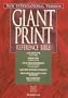 NIV Holy Bible Giant Print Reference Edition, Thumb Indexed, Black Leather-Look