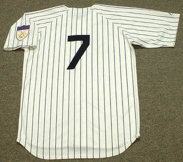 MICKEY MANTLE New York Yankees 1951 Majestic Cooperstown Throwback Home Baseball Jersey, XL