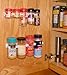 SpiceStor Organizer Rack 18 Combo Cabinet Door Spice Clips
